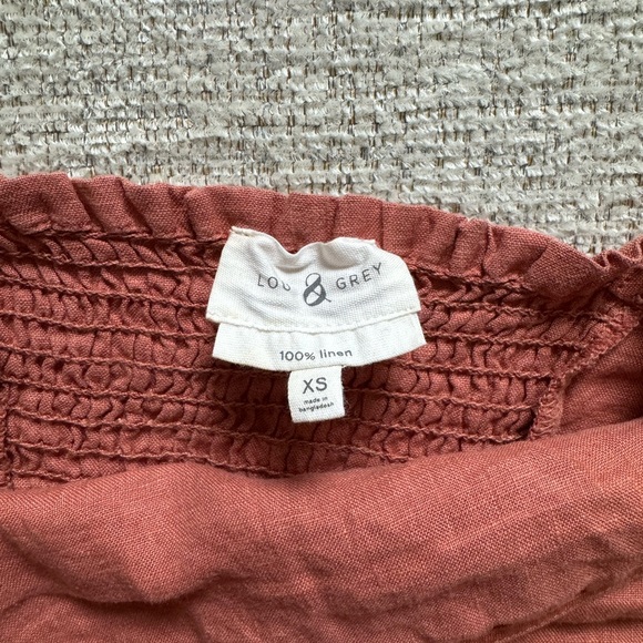 100% linen cropped tank - Picture 3 of 3